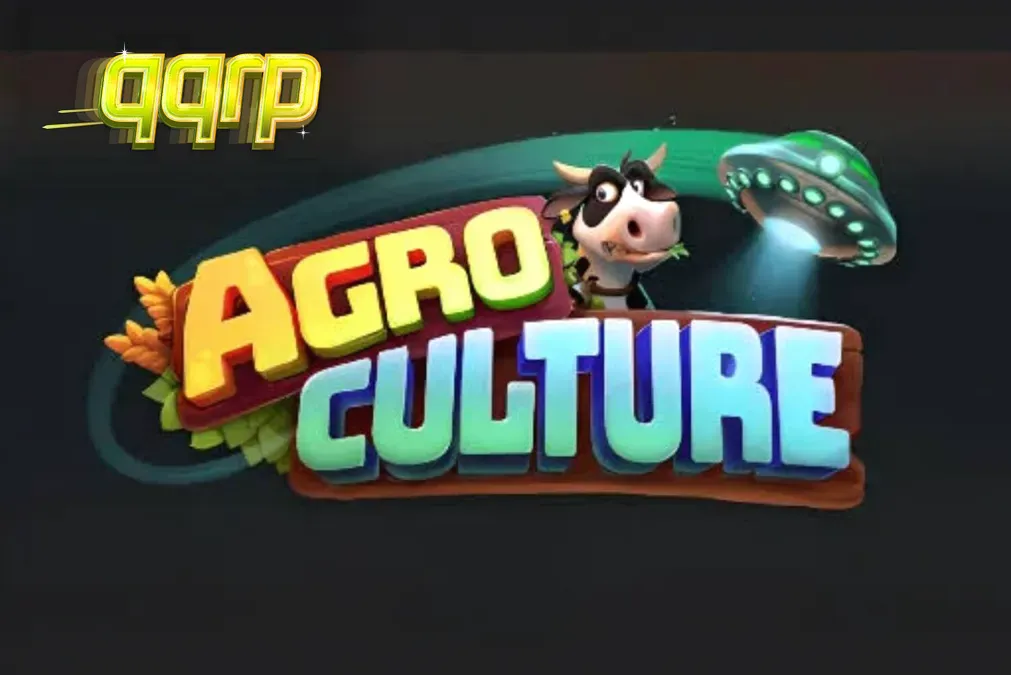 Tampilan layar permainan slot AgroCulture dengan tema alien dan peternakan