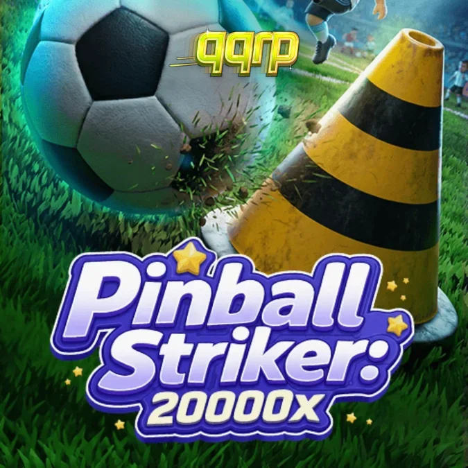 Tampilan visual stadion neon dalam permainan slot Pinball Striker 20,000x